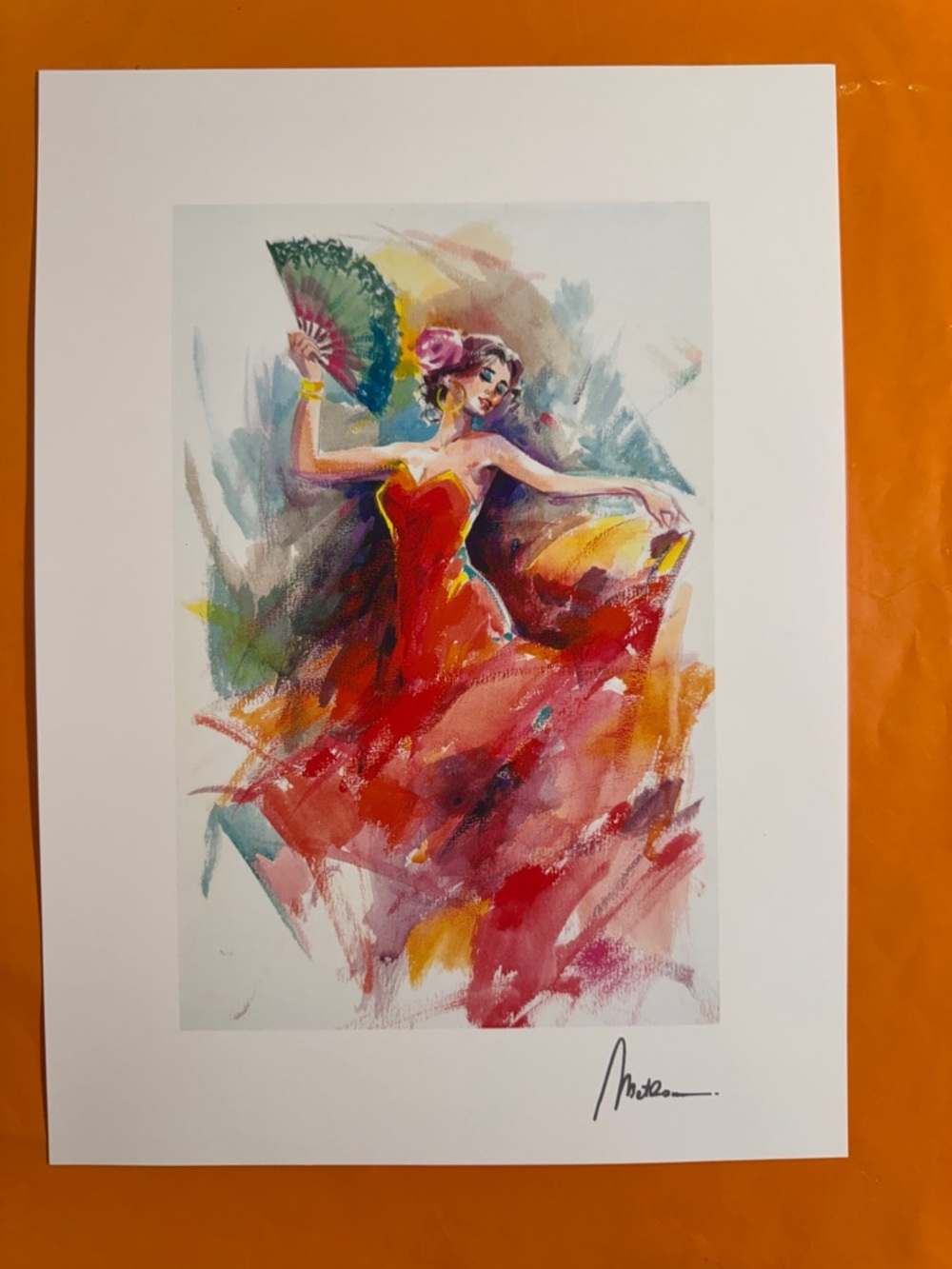 Dancing XV Lithograph